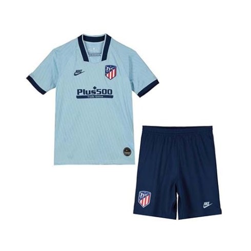 Trikot Atlético Madrid Ausweich Kinder 2019-20 Blau Fussballtrikots Günstig